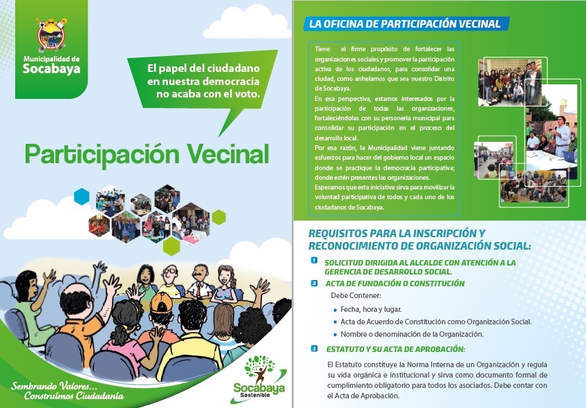 PARTICIPACIÓN VECINAL | Municipalidad Distrital de Socabaya